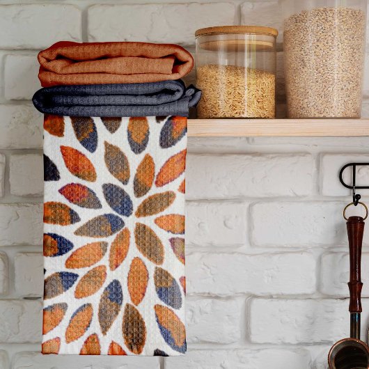 水彩ブラシストローク – さびた効果 キッチンタオル