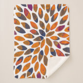 水彩ブラシストローク – さびた効果 シェルパブランケット (正面)