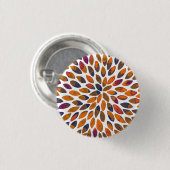 水彩ブラシストローク – さびた効果 缶バッジ (正面&裏面)