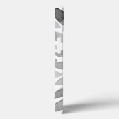 水彩ブラシストローク – 白黒 Case-Mate iPhoneケース (裏面 / 右)