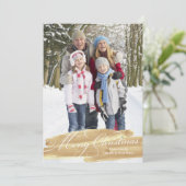 水彩ブラシストローク |金ゴールド シーズンカード (スタンド正面)