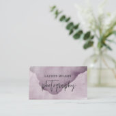 水彩ブラシミニマル名刺 名刺 (スタンド正面)