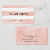 水彩ブラシ付きストーク 名刺 (正面/裏面)