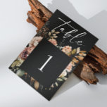 水彩ブラック秋開花ボホフローラ結婚ズ テーブルナンバー<br><div class="desc">水彩開花フローラテーブル黒色の秋植物園ボホの結婚番号。追加連絡品が要もしります。</div>