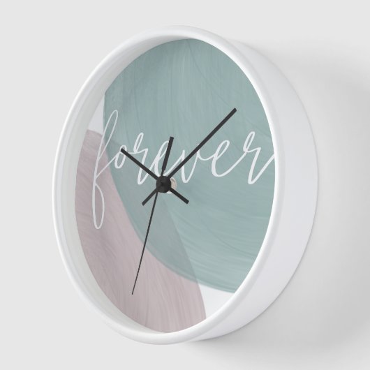 水彩ブラモダンシ永久アクリル壁掛け時計 壁時計 (傾斜)