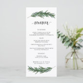 水彩ブランチ結婚式レセプションメニュー メニュー (スタンド正面)