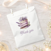 水彩ブランチ誕生日ありがとう フェイバーバッグ (クリップ留めされた状態)