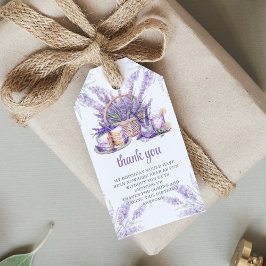 水彩ブランチ誕生日カスタム写真 ギフトタグ