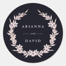 水彩ブリス |赤面ピンクフローラリース