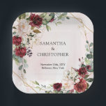 水彩ブルゴーニュと赤面結婚金ゴールド ペーパープレート<br><div class="desc">これらのボーホグリーンと金ゴールド結婚ユーカリの葉シックな紙プレートであなたのデコを高める準備をしなさい！冒険のtouchとウィムジーを特別な日に追加するのに最適な、これらのプレートはあなたの平均的な食器結婚ではない。ボヘミアン鮮やかの魅力が満ち、緑と金ゴールドの色合いの複雑なユーカリの葉のデザイン素晴らしは、緑豊かでロマンチックな森の設定にあなたのゲストと一緒に輸送する。退屈な紙プレートに別れを言い、とエコの両方であるスタイリッシュお祝いにフレンドリーこんにちは。お客様の結婚ゲストに対ししゃれているてエレガント、確実に永続的な印象を与えるユニークこれらの紙のプレートと離れ共に声明を作成する。</div>