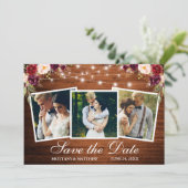 水彩ブルゴーニュフローラウッド3写真 セーブザデート (スタンド正面)