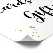 水彩ブルゴーニュ赤面ピンク&レッドフローラ ポスター (角)