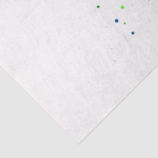 水彩ブルーとグリーンの海ガメのデコパージュ 薄葉紙 (詳細)