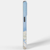 水彩ブルーの白いアジサイ Case-Mate iPhoneケース (裏面 / 右)