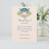 水彩ブルーカニ引退 サンキューカード (スタンド正面)