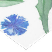 水彩ブルーコーンフラワー テーブルクロス (アングル)