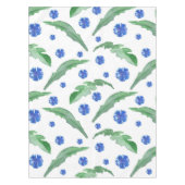 水彩ブルーコーンフラワー テーブルクロス (正面)