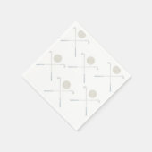 水彩ブルーゴルフバースデーパーティー スタンダードカクテルナプキン (角)