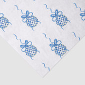 水彩ブルーチャイノエリーオーナメントクリスマス 薄葉紙 (詳細)