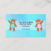 水彩ブルーチャイルドデー気に 名刺 (正面)