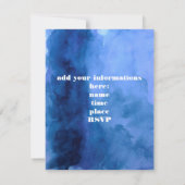 水彩ブルーノート音楽の発表会 招待状 (裏面)