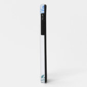 水彩ブルーバラガーリー信仰 Case-Mate iPhoneケース (裏面/左)