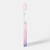 水彩ブルーバードガーデンバードアート自然 iPhoneケース (左側面)