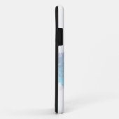 水彩ブルーバードガーデンバード名前をカスタムする Case-Mate iPhoneケース (裏面/右)