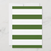 水彩ブルーパンプキンフローラベビーシャワー 招待状 (裏面)