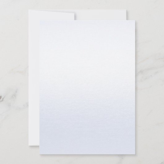 水彩ブルーピンクフローラリハーサルディナー 招待状 (裏面)