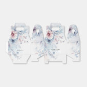 水彩ブルーピンクフローラ優先ボックス フェイバーボックス (折り畳みなし)