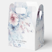 水彩ブルーピンクフローラ優先ボックス フェイバーボックス (オープン)