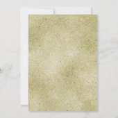 水彩ブルーピンク金ゴールドグリッター性表彰 招待状 (裏面)