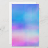 水彩ブルーピンク 便箋 (正面/裏面)