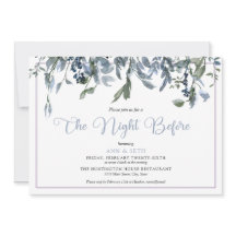 水彩ブルーフローラ前夜