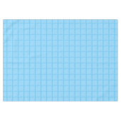 水彩ブルーブロック テーブルクロス (正面(横))