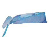 水彩ブルーヘッドバンド タイヘッドバンド (回転270)