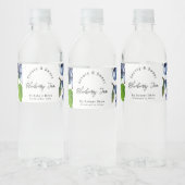 水彩ブルーベリージャムラップラのまわりにベル ペットボトルラベル (ボトル)