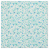 水彩ブルーベリーパターン ファブリック (見本)