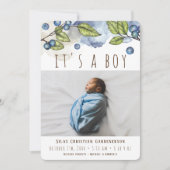 水彩ブルーベリーボーイ発表 案内状 (正面)