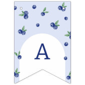 水彩ブルーベリーボーリーベリースウェー誕生日パーティー バンティングフラッグ (第3の旗)