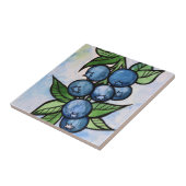 水彩ブルーベリー タイル (側面)
