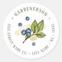 水彩ブルーベリー