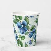 水彩ブルーベリー 紙コップ (裏面)