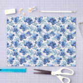 水彩ブルーベリー 薄葉紙 (クラフト)