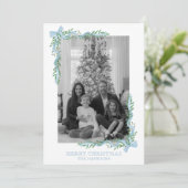 水彩ブルーボウガーランド写真 シーズンカード (スタンド正面)