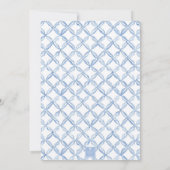 水彩ブルーボウレモン 招待状 (裏面)