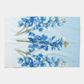 水彩ブルーボネット キッチンタオル (横)