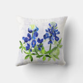 水彩ブルーボンネットピロー クッション (裏面)