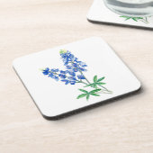水彩ブルーボンネット3 コースター (左側)